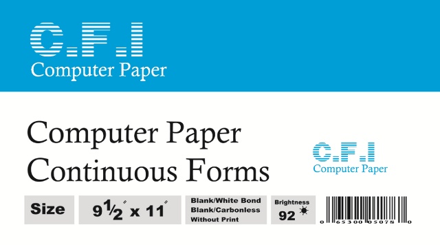 CFI Computer Paper