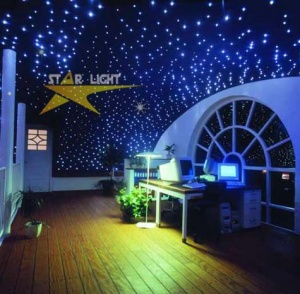 ستاره سقف اتاق خواب نورپردازی استارلایت طراحی واجرای انواع