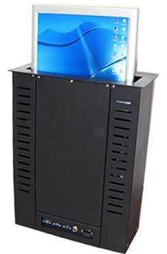 پایه آسانسوری مانیتور ( Monitor LCD/LED Lift ) با قابلیت نصب مانیتور 17 تا 20 اینچ