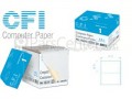 کاغذ کامپیوتر - فرم پیوسته یک نسخه 2L وسط پرفراژ CFI Computer Paper - نسخه پیچ