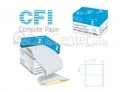 کاغذ کامپیوتر - فرم پیوسته دو نسخه کاربن لس 2L وسط پرفراژ CFI Computer Paper - با نسخه پزشک