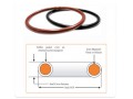 اورینگ  (O-Ring)  وایتون  - سیلیکون  - کالرز - ضد حرارت - NBR - اورینگ سوزن انژکتور پژو 206