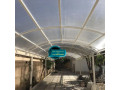 نصاب حرفه ای پلی کربنات نورگیر وشیروانی جلوی خانه - نورگیر حبابی نشکن