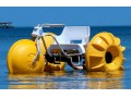 قایق سه چرخه فایبرگلاس-قایق پدالی - چرخه خنک کننده ی آب