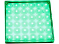 سنگ نورانی مربع ضد آب مولتی کالر عدسی داخل سایز 10 سانت 12 ولت Emax مدل PL10DM - سنگ نورانی LED