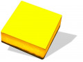 سنگ نورانی مربع ضد آب تک رنگ سایز 10 سانت 12 ولت Emax مدل PL10P - آرم نورانی