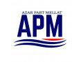 شرکت آذرپارت ملت با نماد تجاری APM تولید کننده قطعات پلیمری خودرو  - نماد گرافیکی