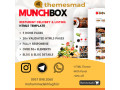 قالب Html فروشگاهی مانچ باکس munchbox به همراه پنل ادمین - ادمین پیج اینستاگرام