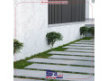 Brushed Sandblast Neyriz-White building stone - PVC coated PVC raw white