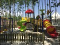 مجموعه فضای باز حیاط و باغ کودک - مدل درب حیاط