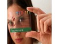 چاپ کارت ویزیت شفاف و شیشه ای گنجینه - EVA شفاف