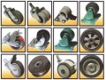 طراحی و ساخت چرخ صنعتی فولادی ، طراحی و ساخت چرخ صنعتی چدنی - بغل بند چدنی