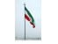 پرچم اهتزاز ایران ( سایز بزرگ) با ضمانت ماندگاری