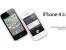آیفون 4s مشابه اصلی گوشی تمام لمسی آیفون 4s