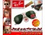 عینک ری-بن شیشه دودی (aviator) فرم مشکی original