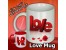 لیوان LOVE